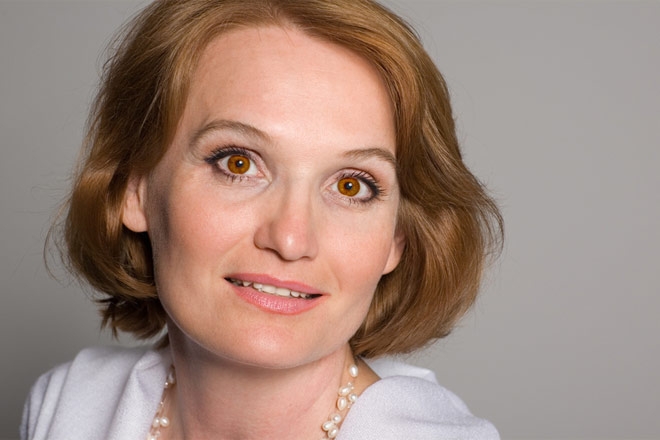 colored contact lens woman